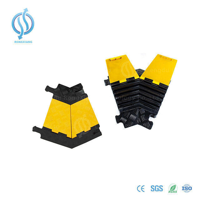 Yellow Rubber Cable Protector with 5 Channels 