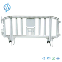 HDPE White 2M Plastic Road Safety Barrier