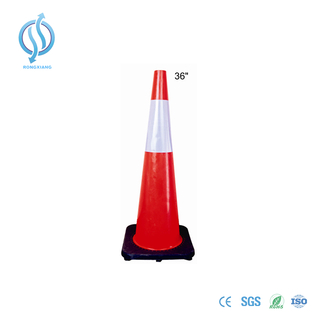 90cm Traffic Cone with Black Base