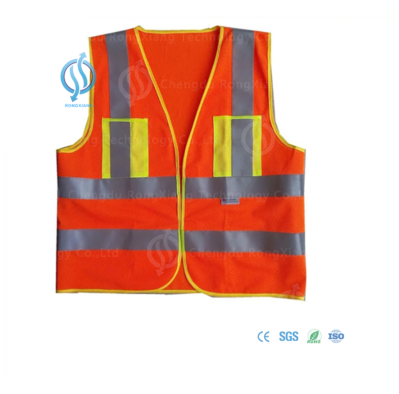 Personalized Reflective Vest with Pockets for Police