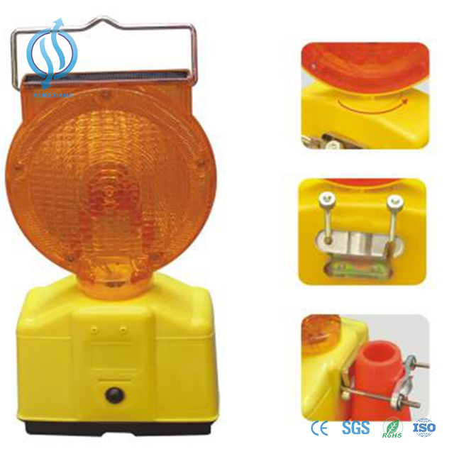 Road Barricade Light LED Solar Traffic Hazard Warning Light