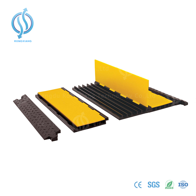 Traffic PVC cable protector for pedestrian protection